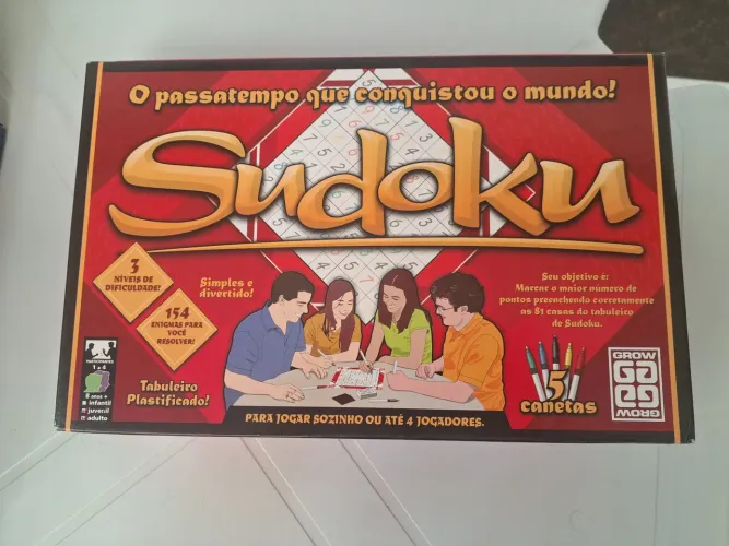 Sudoku - jogo de tabuleiro