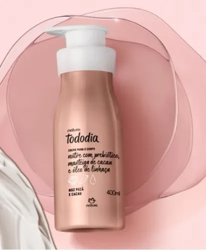 Creme Desodorante Nutritivo para o Corpo Tododia Noz Pecã e Cacau 400ml - Natura