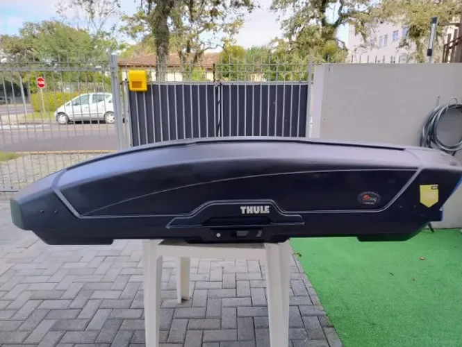 Raro! Bagageiro Thule Motion XT XXL 610L Preto Fosco (Interior Verde) Edition Limited