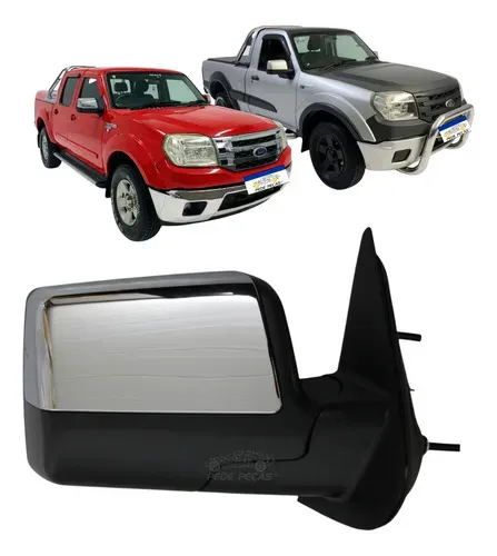 Retrovisor Ford Ranger 2009 2010 2011 2012 Manual Fixo