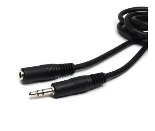 Cabo Áudio Extensor P2 Macho x P2 Fêmea 1.5M