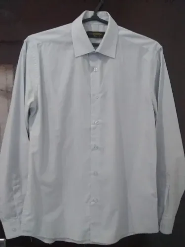 Camisa Social Cinza Claro Slim -  Cia do Terno