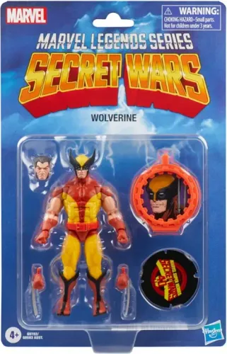Marvel Legends Hasbro Wolverine, X-Men Comics Secret Wars