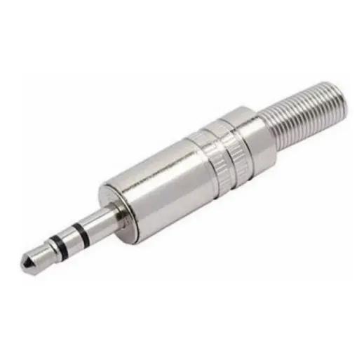 Plugue P2 metal qualidade e durabilidade