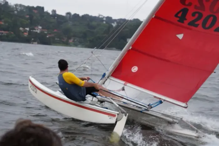 BARCO HOBIE CAT 14 - EQUIPADO PARA REGATAS