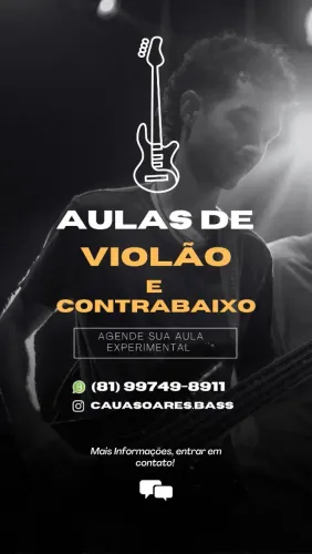 Aulas Particulares de Violão e Contrabaixo