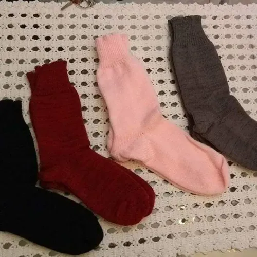 Meias de diversas cores