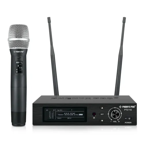 Sistema de Microfone Sem Fio, tecnologia True Diversity PTU-1U-1H