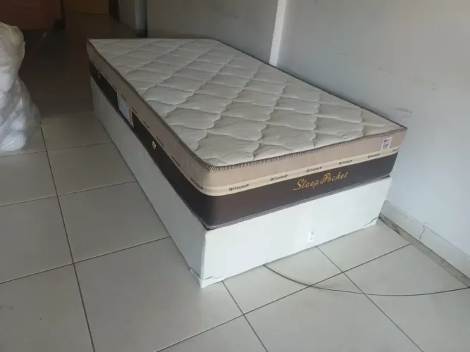 Cama Box Solteiro Sleep Pocket