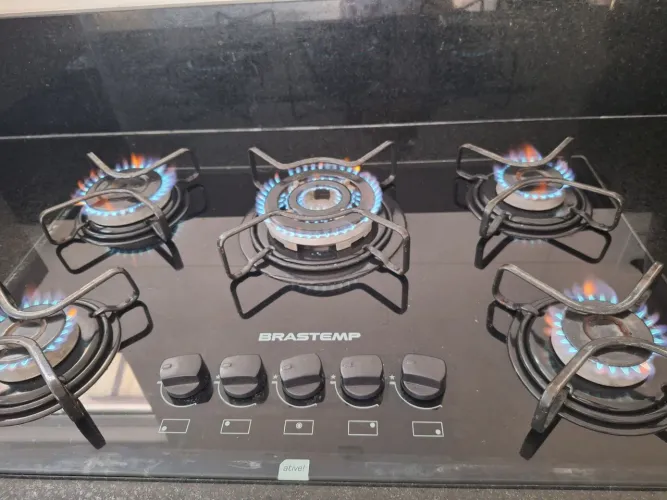 Vendo cooktop Brastemp 5 bocas 