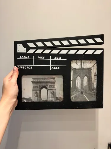PORTA RETRATO CLAQUETE CINEMA