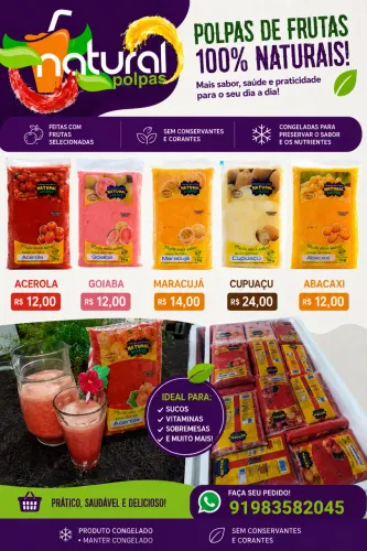 POLPAS DE FRUTAS