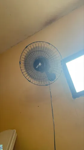 Ventilador tufão  6 pás de parede