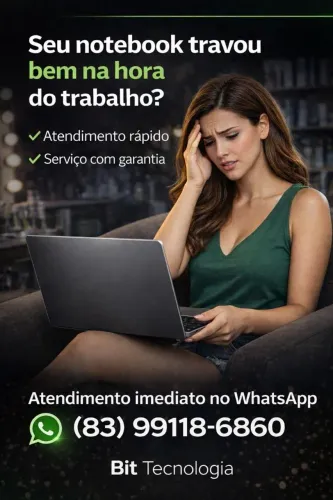 Assistência técnica de notebook em João Pessoa | Conserto rápido e profissional