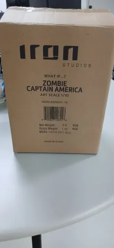 Estátua do Capitão América Zombie - Iron Studios