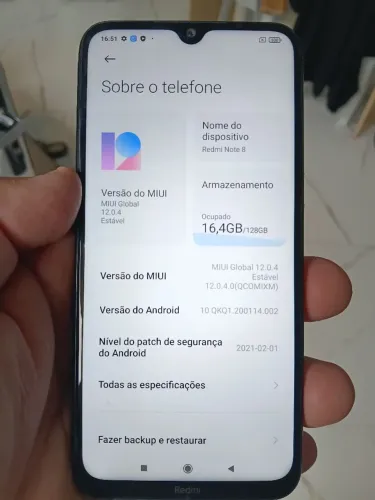 Oportunidade redmi note 8 todo original só 120 nao abaixo leia