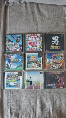 Lote 9 jogos Originais Playstation 1 Japonês
