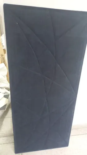 Cabeceira Estofada Azul - Elegante e Sofisticada