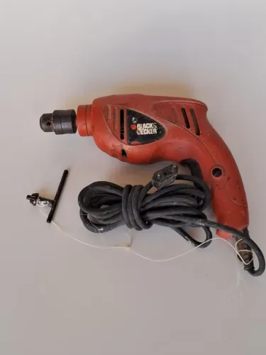 Furadeira Impacto Black Decker 450w Parede Metal Madeira 3/8