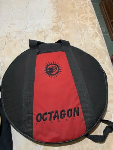 Kit Bateria: Prato Michael + Bag Octagon (Ótimo Estado!)