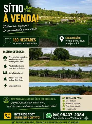 Sítio Amajarí Vicinal Bom Jesus