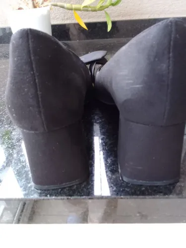 Sapato social ZARA salto bloco 6 cm