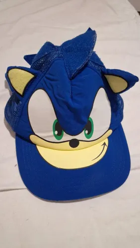 Boné Infantil Sonic the Hedgehog aba reta tela