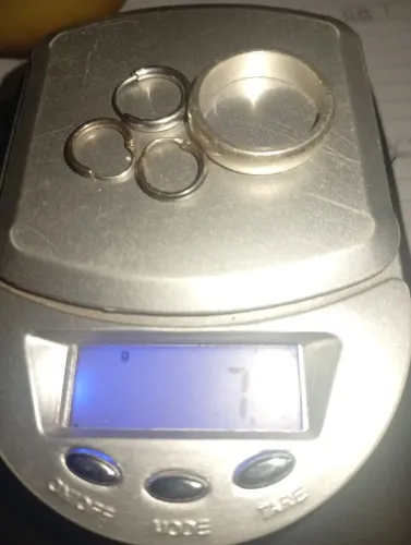 Lote Desapego 4 Joias Prata 925 Legítima (7g total) 100 reais