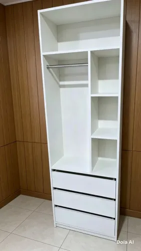 Closet branco solteiro
