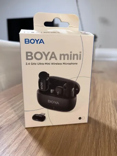 Microfone Lapela sem fio - BOYA mini 12