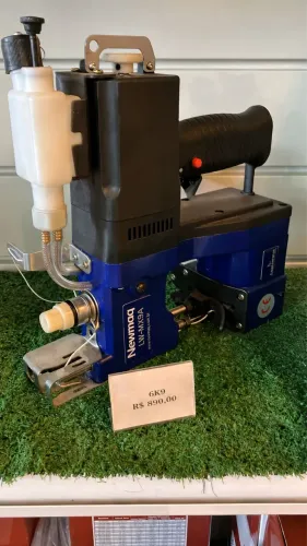 Máquina de costurar sacarias GK9 portátil eficiente e lucrativa