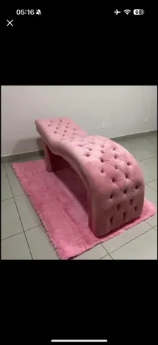 Vendo maca estofada rosê
