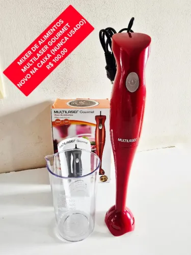 Mixer de Alimentos Multilaser Gourmet 200W 220V - Novo na Caixa (Nunca Usado)