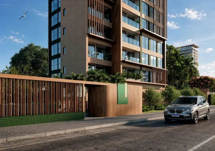 BOA VIAGEM - Flat 23 m² numa rua exclusiva com total segurança, lazer e comodidades