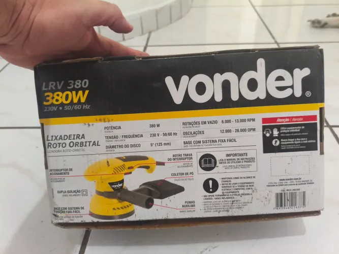 Lixadeira rotorbital vonder