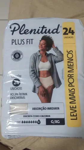Fraldas geriátrica descartável plenitud