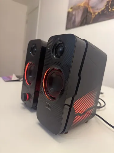 Alto-falantes Quantum Duo Para Jogos Em Pc Preto Jbl