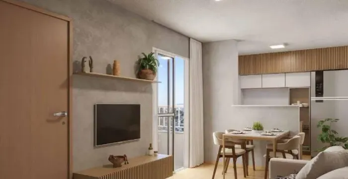 Apartamento na Estrada da Maioba, com dois quartos e area de lazer
