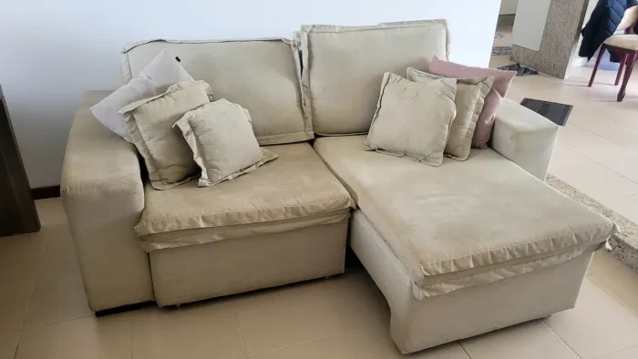 Sofá cama casal reclinável
