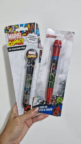 2 Canetas Importadas Avengers Marvel