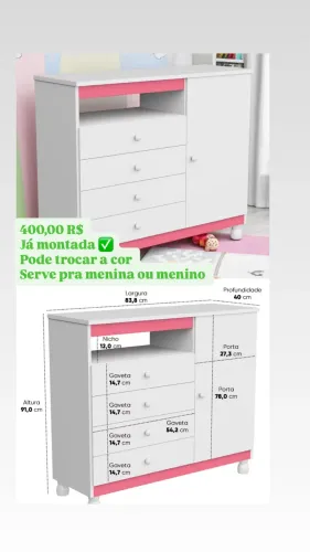 Móveis para bebe