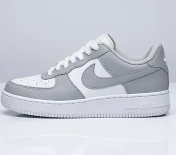 Tênis Nike Air Force 1 (Cinza/Branco) - Tam: 39 - 2ª Linha Premium