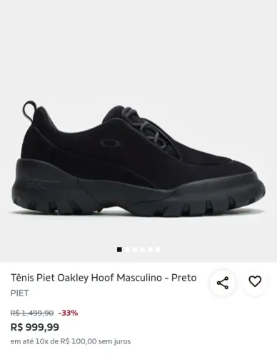 Tênis Oakley Piet hoof masculino