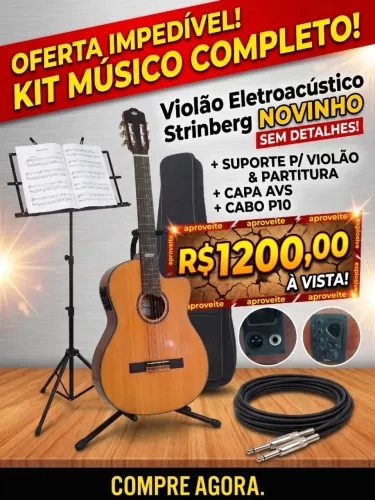 Violão top conservadíssimo.