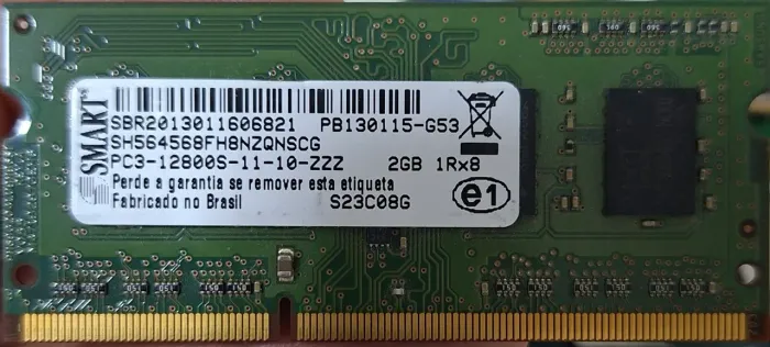 Memória RAM DDR3 2GB | Notebook (SODIMM)