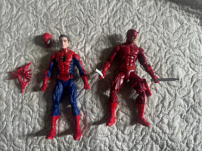 Marvel Legends Demolidor + Homem Aranha Raros!