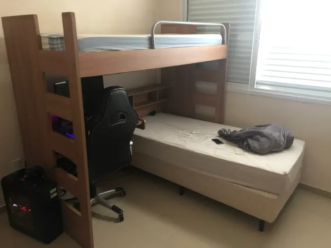 Cama + mesa computador - Bicama - TokStok