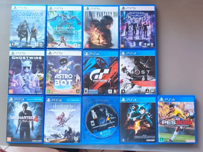 Jogos PS4 e PS5