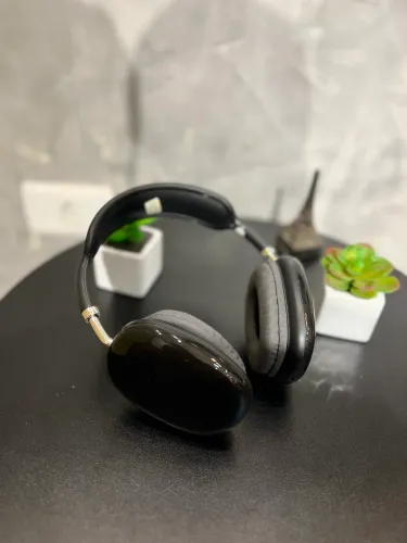 Headphone P9 Bluetooth Preto Dobrável Sem Fio com Microfone