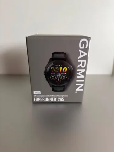 Relógio Garmin Forerunner 265 Preto 46mm - Novo na Caixa com NF